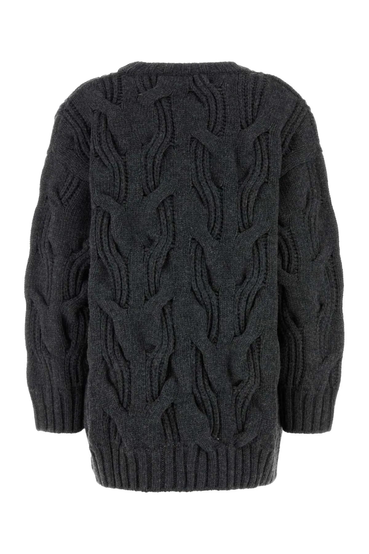 DARK GREY WOOL OVERSIZE SWEATER sold by Lord & Taylor product image thumbnail 2