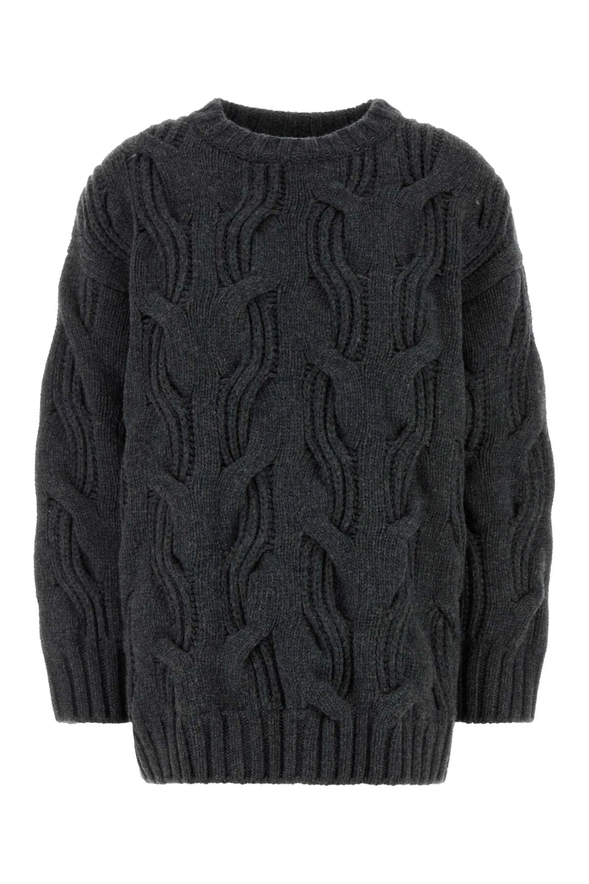 DARK GREY WOOL OVERSIZE SWEATER sold by Lord & Taylor