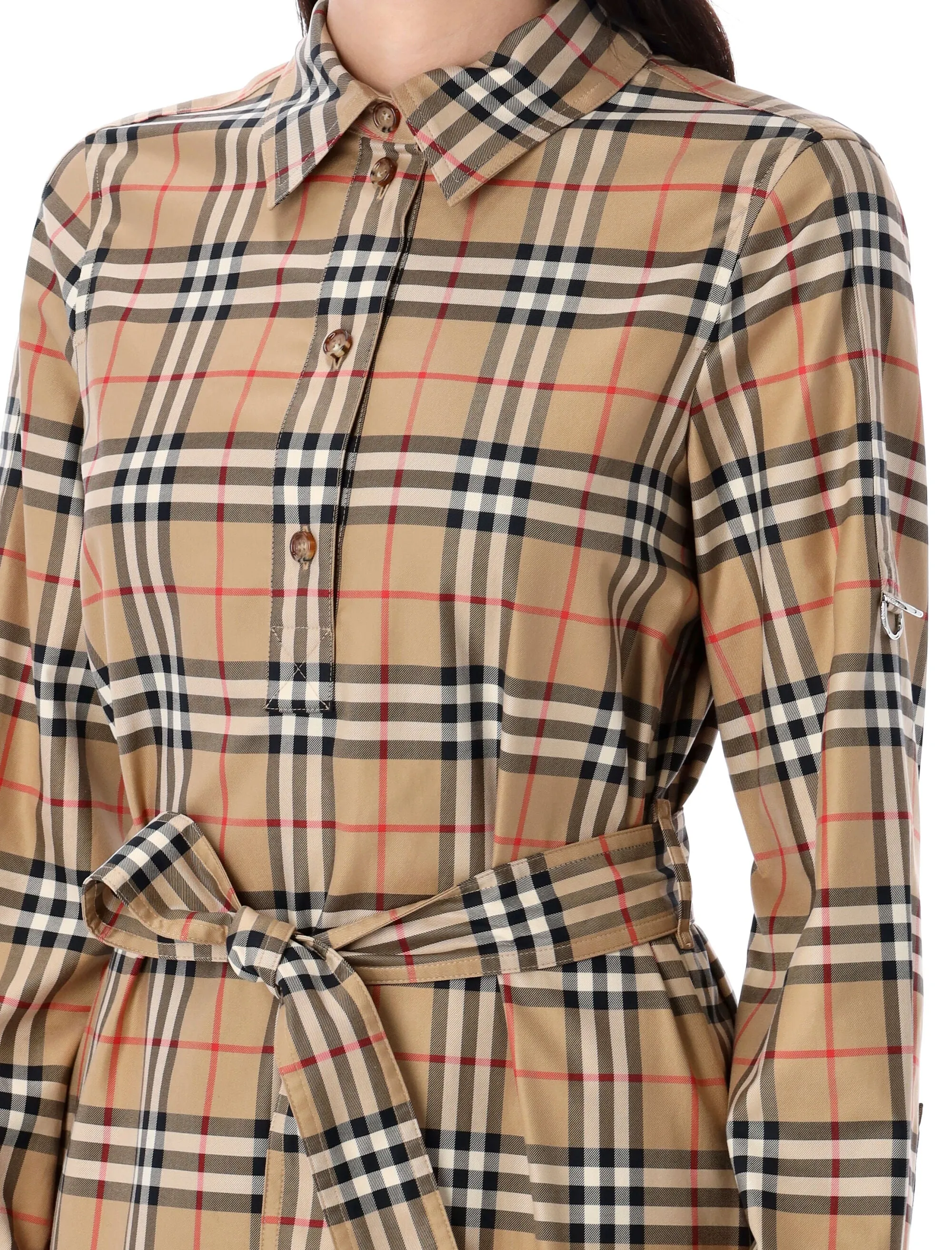 CHECK COTTON SHIRT DRESS sold by Lord & Taylor product image thumbnail 3