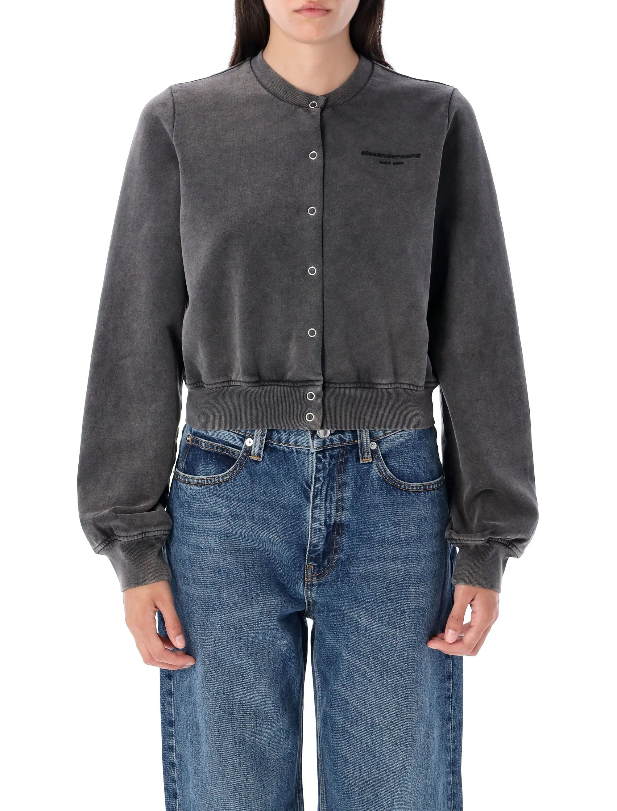 TERRY SHRUNKEN CARDIGAN sold by Lord & Taylor