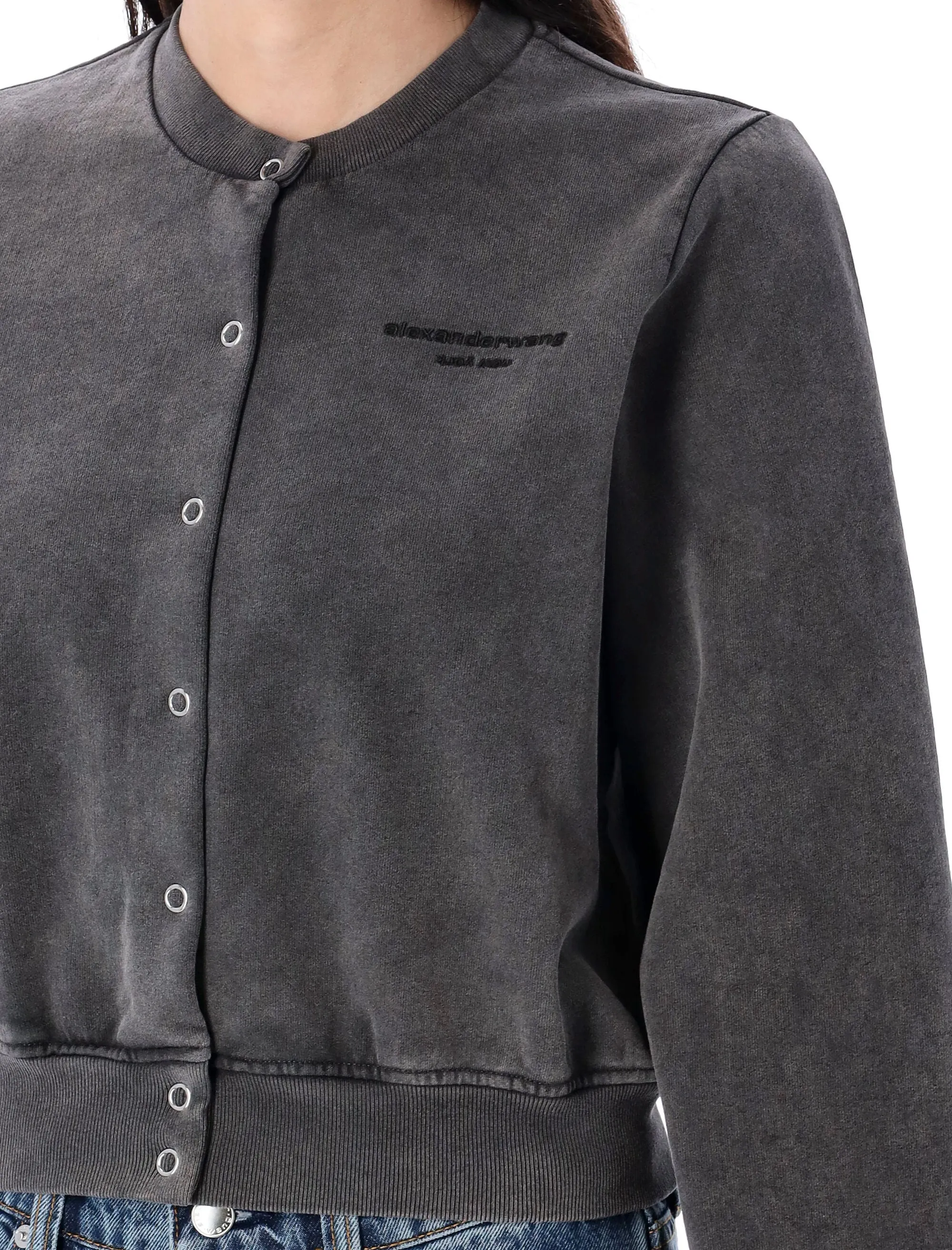 TERRY SHRUNKEN CARDIGAN sold by Lord & Taylor product image thumbnail 3