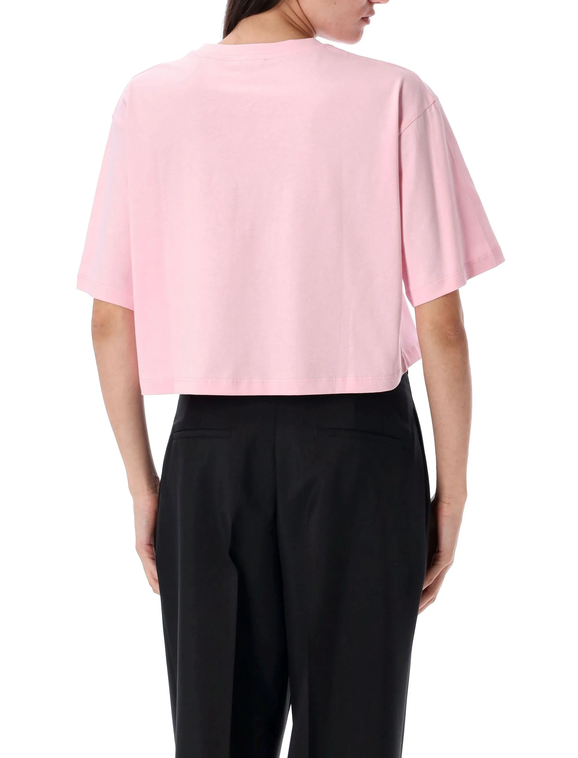 PRINTED LOGO CROPPED T-SHIRT sold by Lord & Taylor product image thumbnail 2