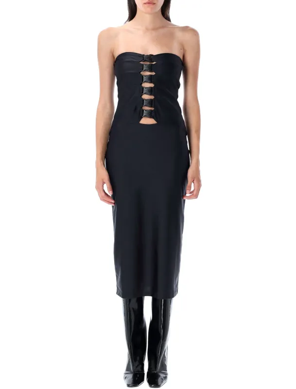 MULTI BUCKLE DRESS sold by Lord & Taylor