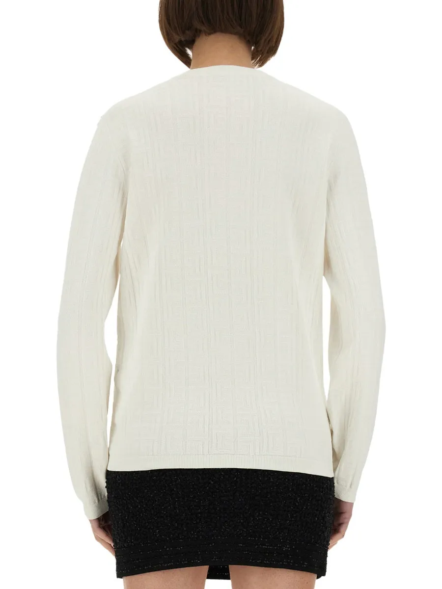 MONOGRAMMED KNIT TOP sold by Lord & Taylor product image thumbnail 3