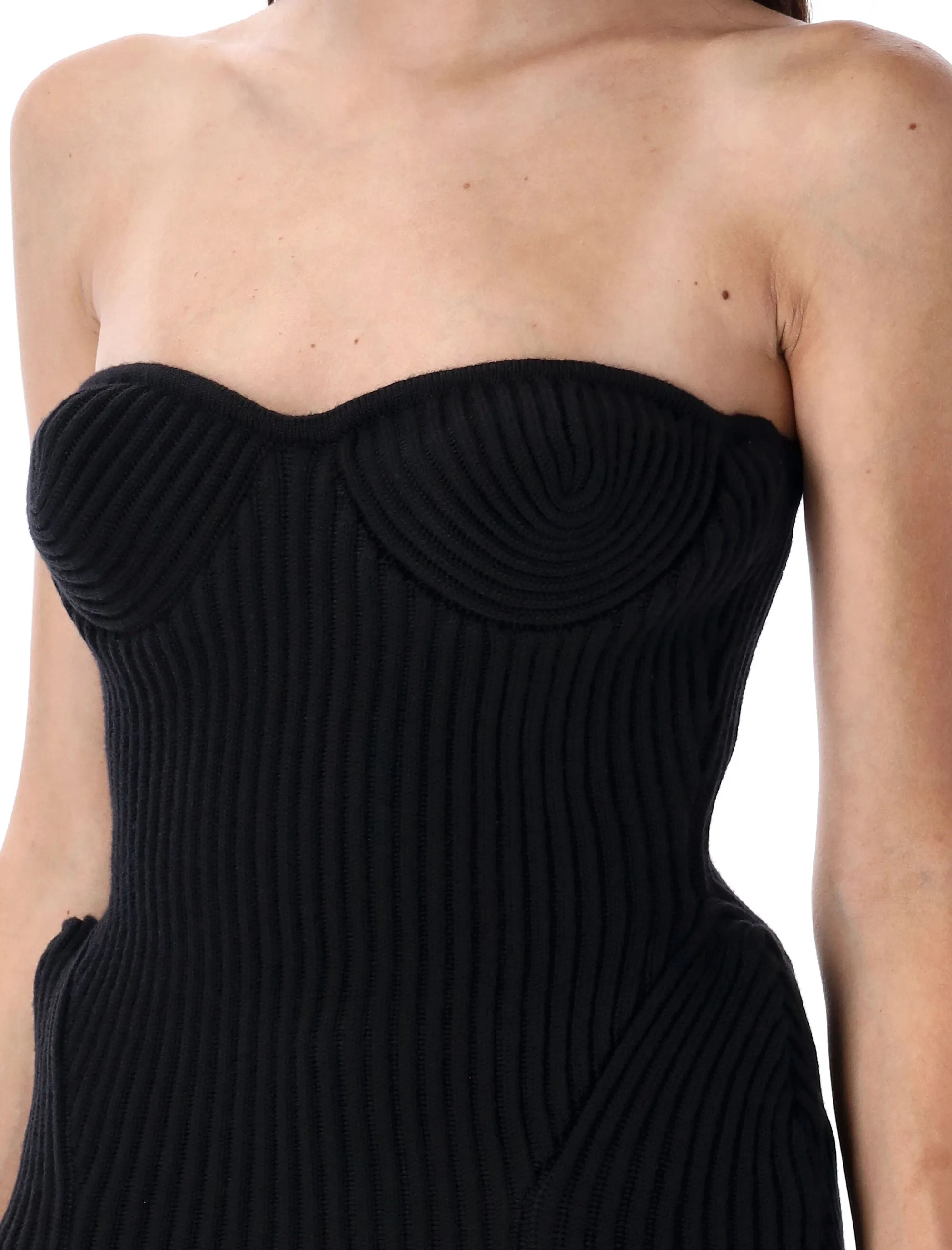 KNITTED BUSTIER TOP sold by Lord & Taylor product image thumbnail 3