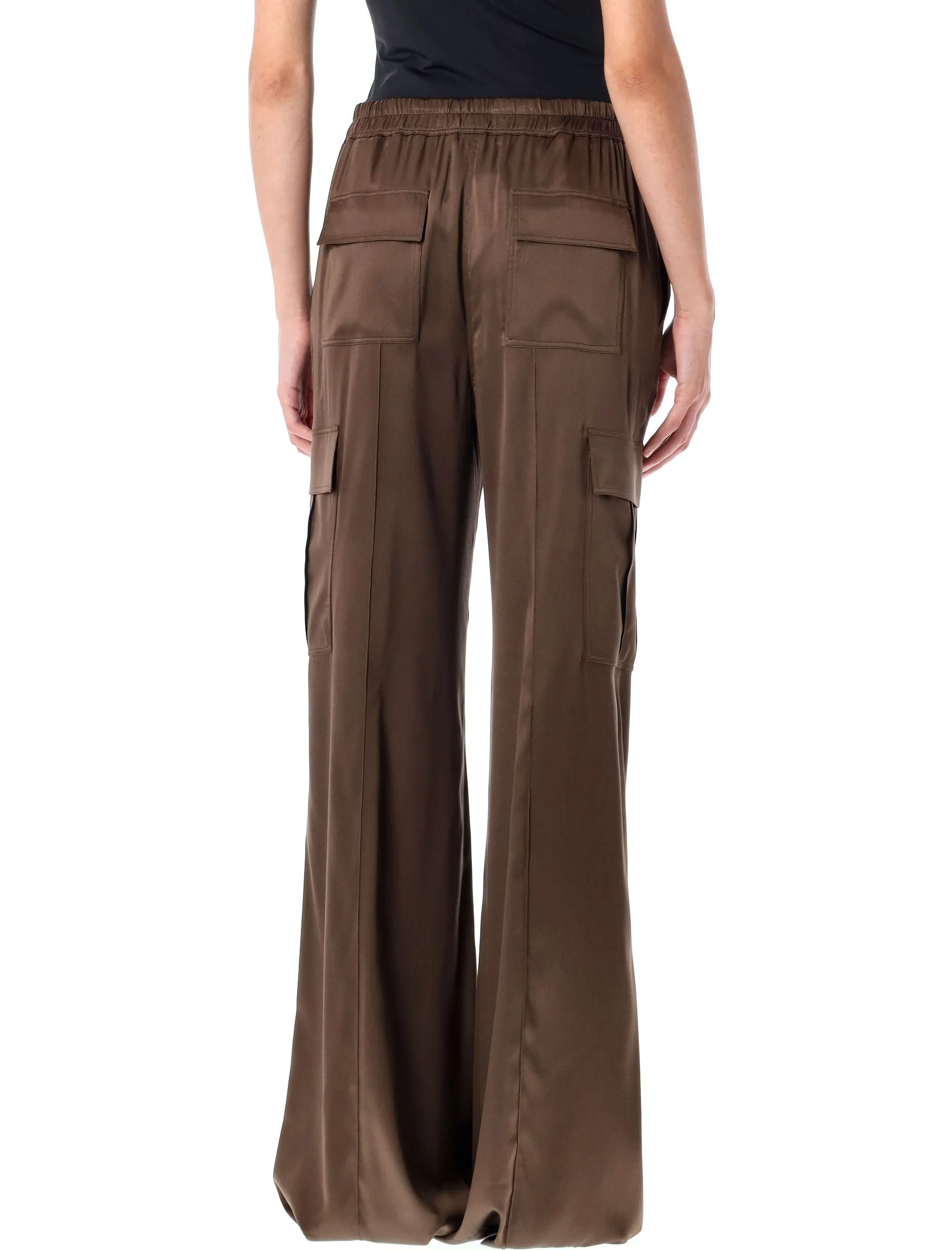 STRETCH SILK SATIN CARGO PJ PANTS sold by Lord & Taylor product image thumbnail 2
