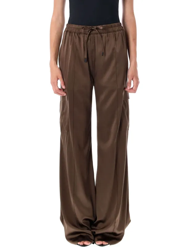 STRETCH SILK SATIN CARGO PJ PANTS made by Tom Ford