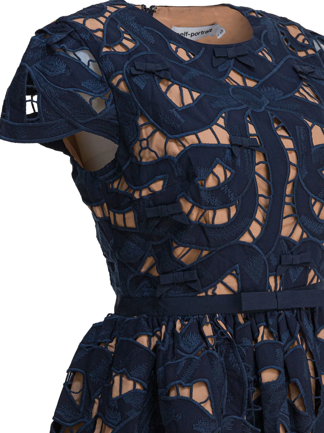 BOW EMBROIDERED MINI DRESS sold by Lord & Taylor product image thumbnail 4