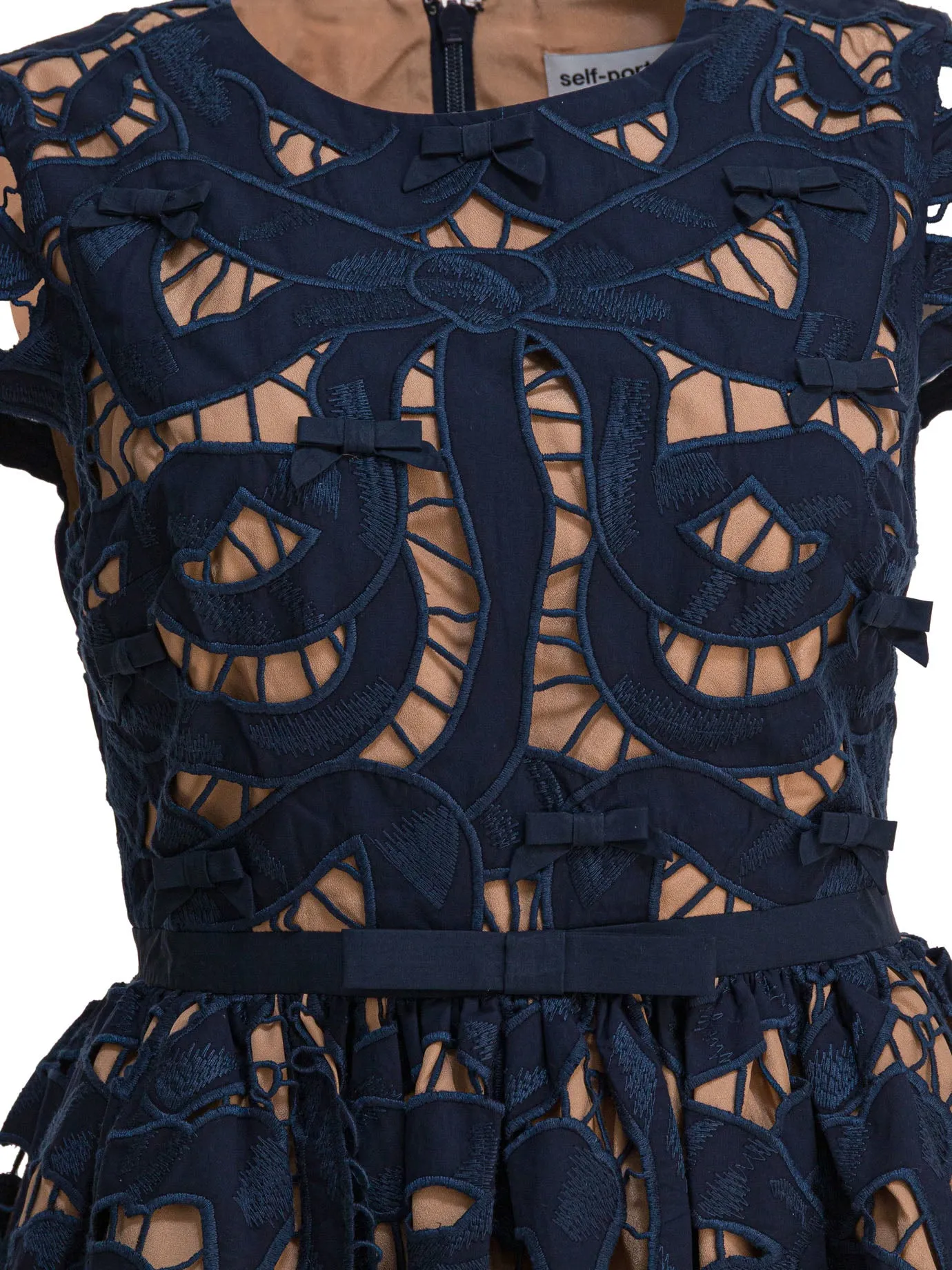 BOW EMBROIDERED MINI DRESS sold by Lord & Taylor product image thumbnail 3