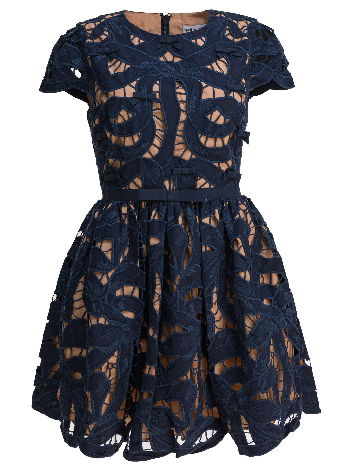 BOW EMBROIDERED MINI DRESS sold by Lord & Taylor
