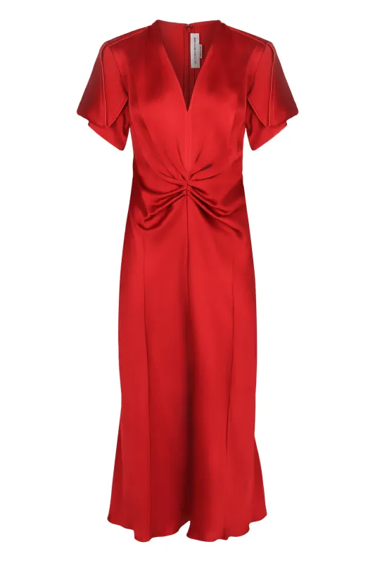 DRAPED MIDI DRESS made by Victoria Beckham