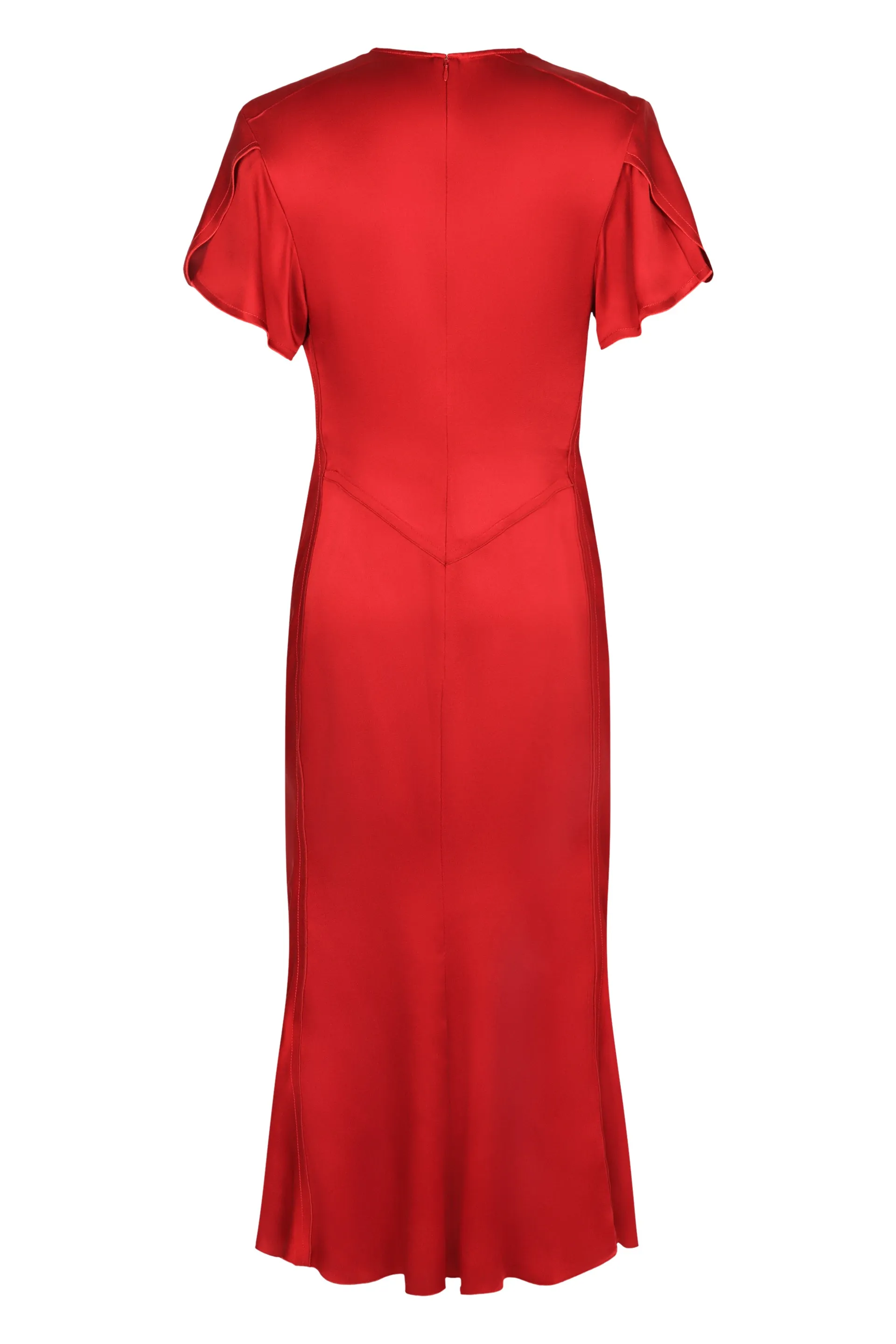 DRAPED MIDI DRESS sold by Lord & Taylor product image thumbnail 2