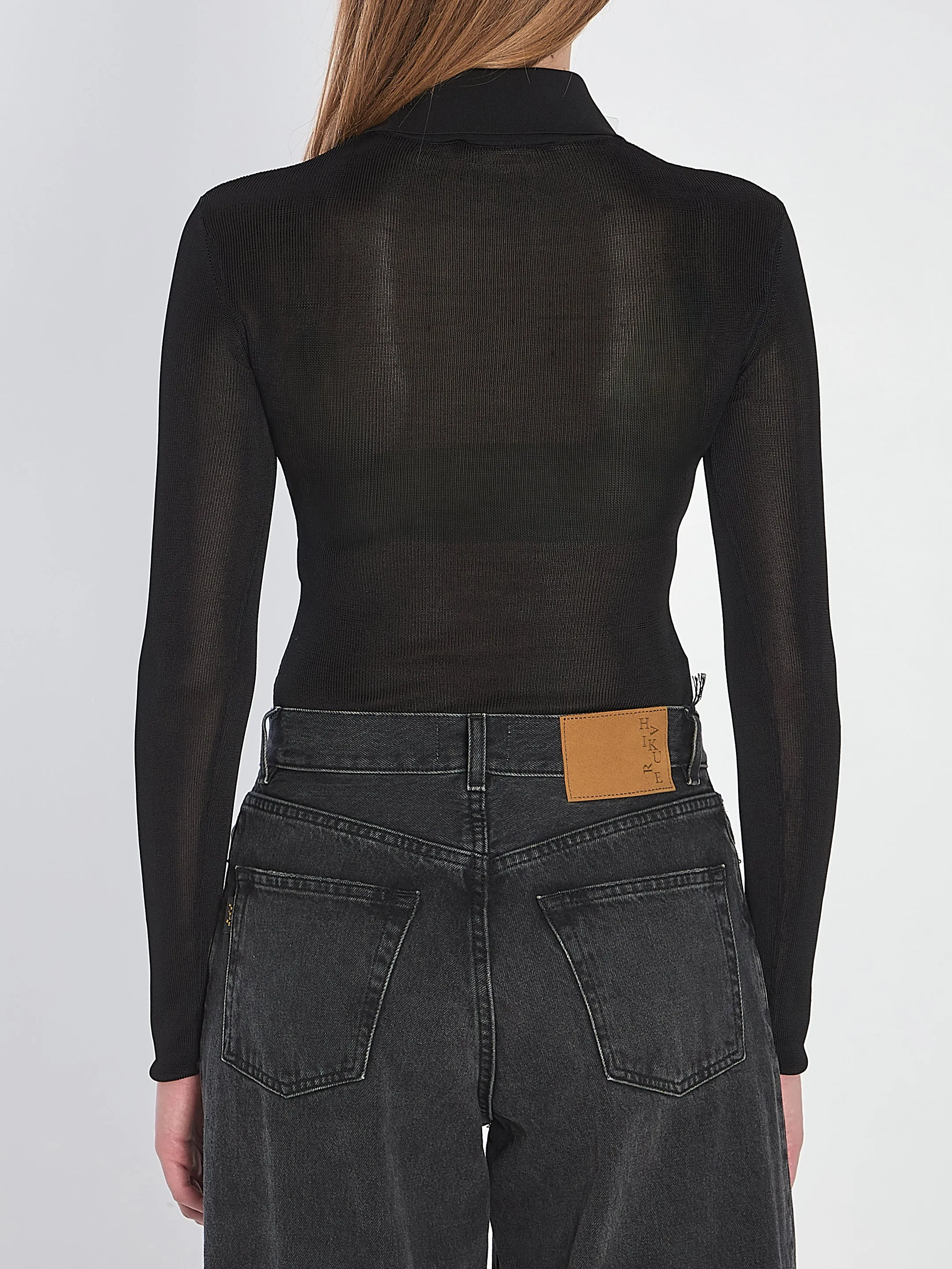 VISCOSE KNIT BODYSUIT sold by Lord & Taylor product image thumbnail 4