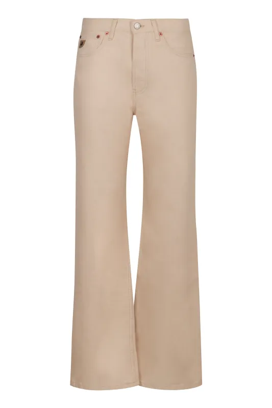 HIGH-RISE FLARED JEANS sold by Lord & Taylor