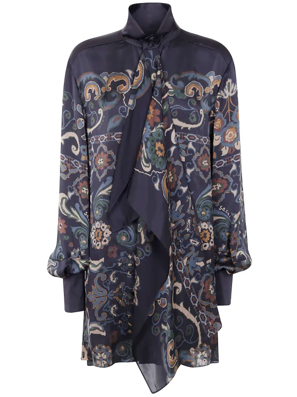 TURTLE NECK FLORAL PRINT DRESS sold by Lord & Taylor