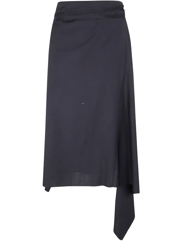 "YLVA" MIDI WRAP SKIRT sold by Lord & Taylor