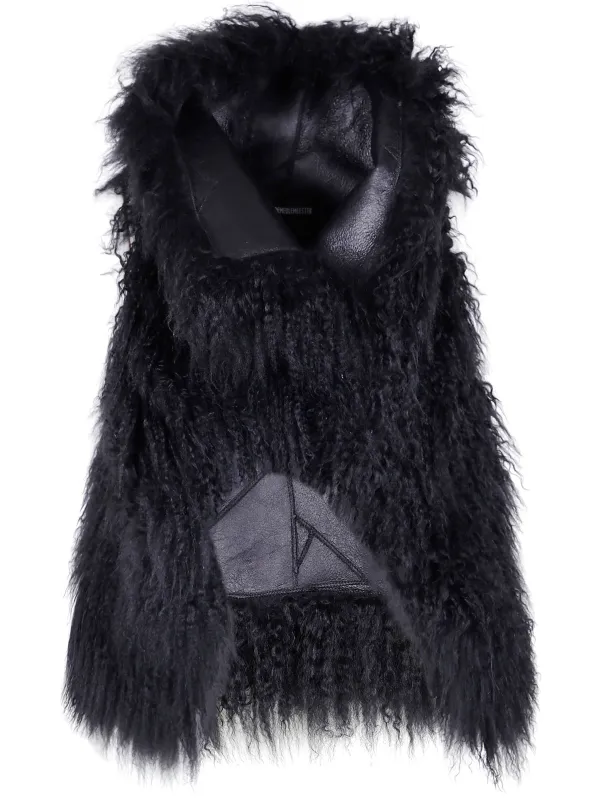 "BERETA" SHEARLING WAISTCOAT made by Ann Demeulemeester