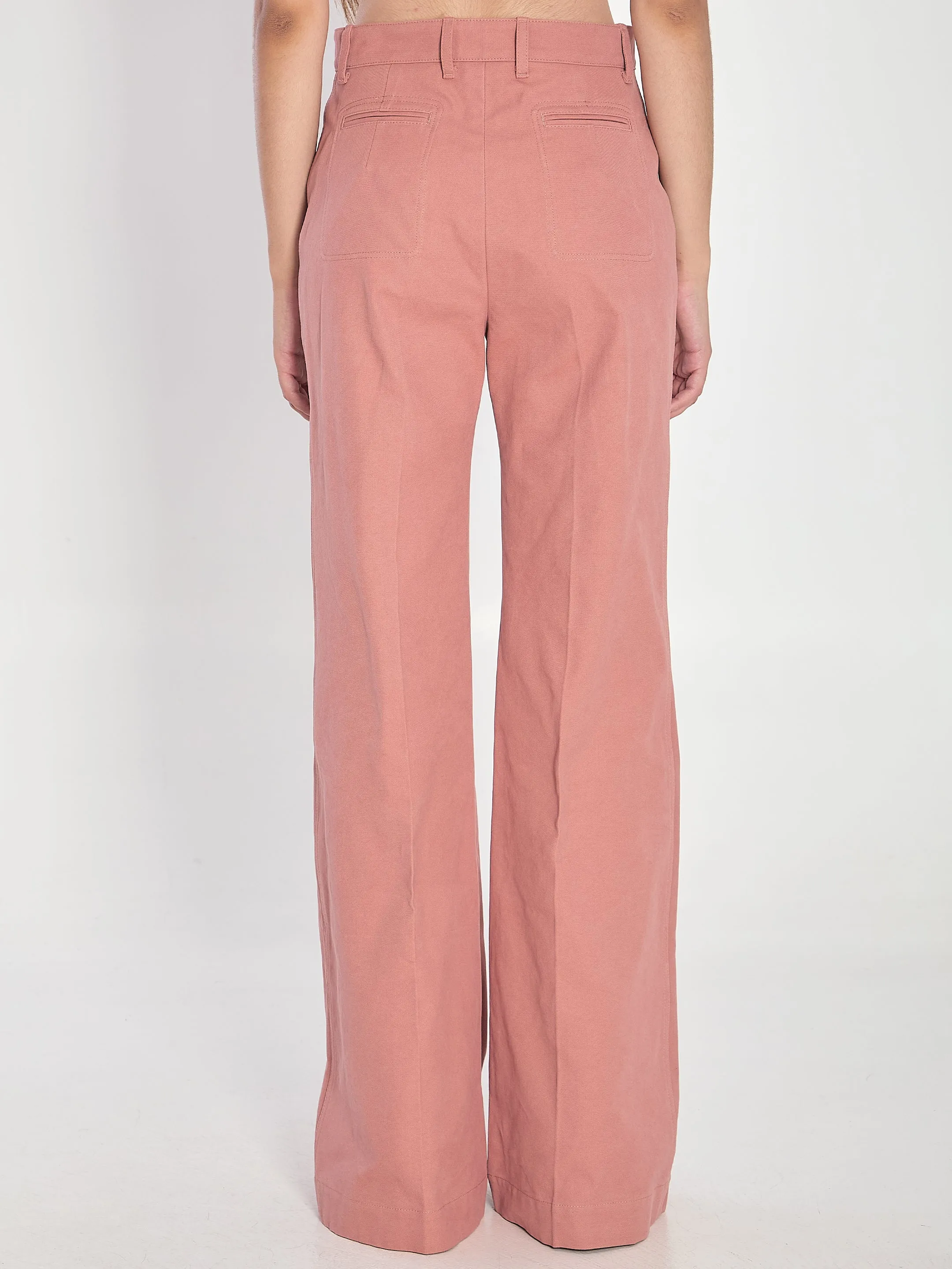 BOOT CUT HIGH WAIST TROUSERS sold by Lord & Taylor product image thumbnail 4