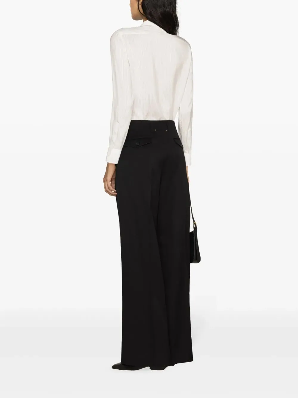 "GOLDEN W`S" PANT WIDE LEG LIGHT DRY WOOL GABARDINE sold by Lord & Taylor product image thumbnail 4