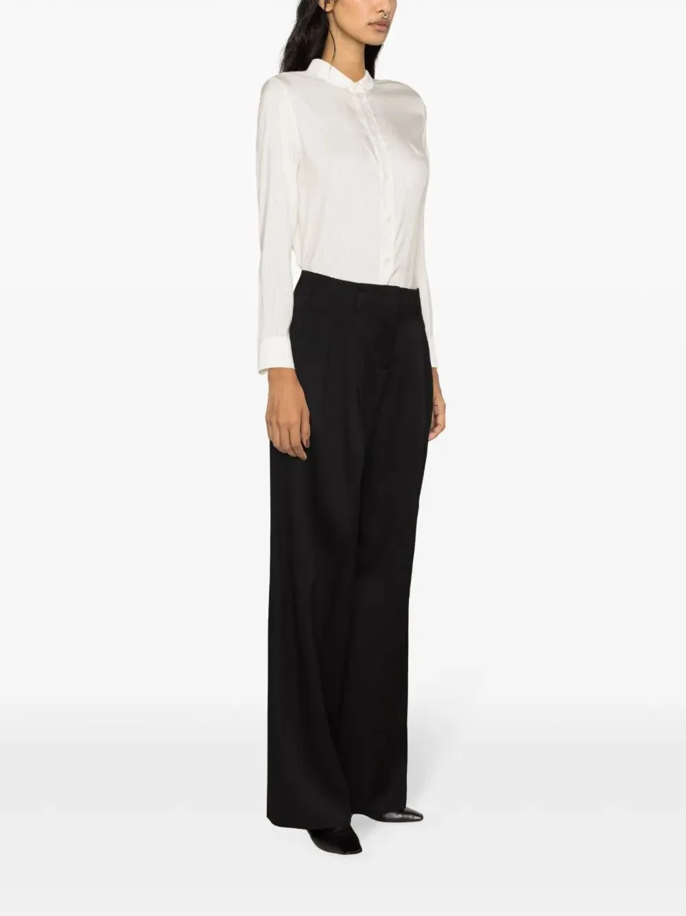 "GOLDEN W`S" PANT WIDE LEG LIGHT DRY WOOL GABARDINE sold by Lord & Taylor product image thumbnail 3