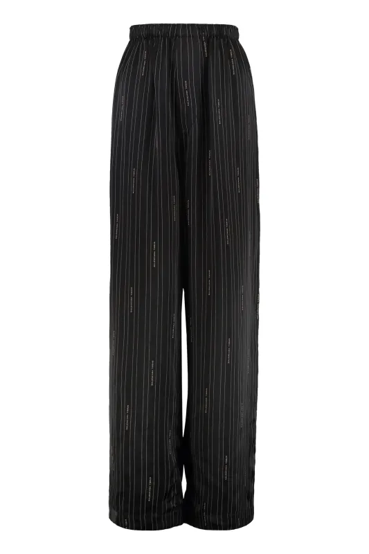 HIGH-WAIST WIDE-LEG TROUSERS sold by Lord & Taylor