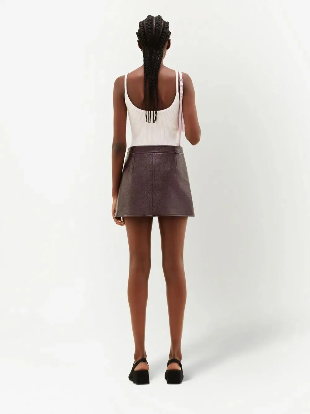 VINYL MINI SKIRT REEDITION sold by Lord & Taylor product image thumbnail 3