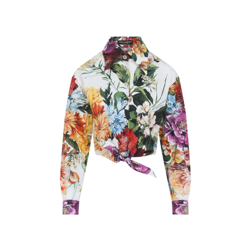 FLOWER BOUQUET PRINT POPLIN SHIRT sold by Lord & Taylor