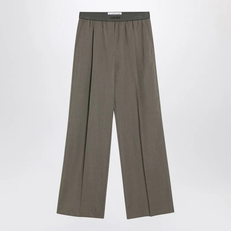 KHAKI WOOL TROUSERS sold by Lord & Taylor