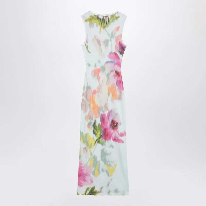 SILK-BLEND DRESS WITH FLORAL DIGITAL PRINT sold by Lord & Taylor product image thumbnail 2