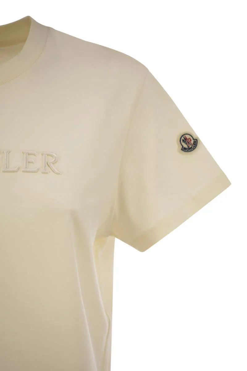 COTTON T-SHIRT WITH TONE-ON-TONE EMBROIDERED LOGO sold by Lord & Taylor product image thumbnail 4