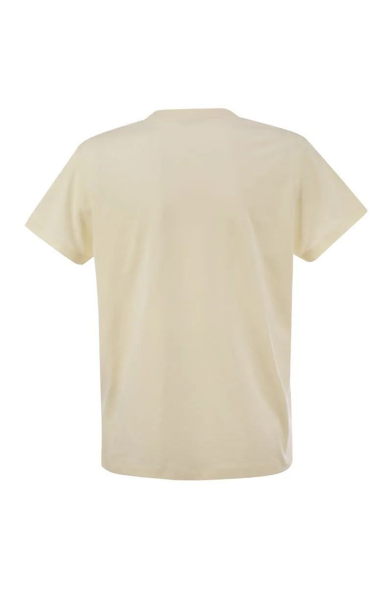 COTTON T-SHIRT WITH TONE-ON-TONE EMBROIDERED LOGO sold by Lord & Taylor product image thumbnail 2