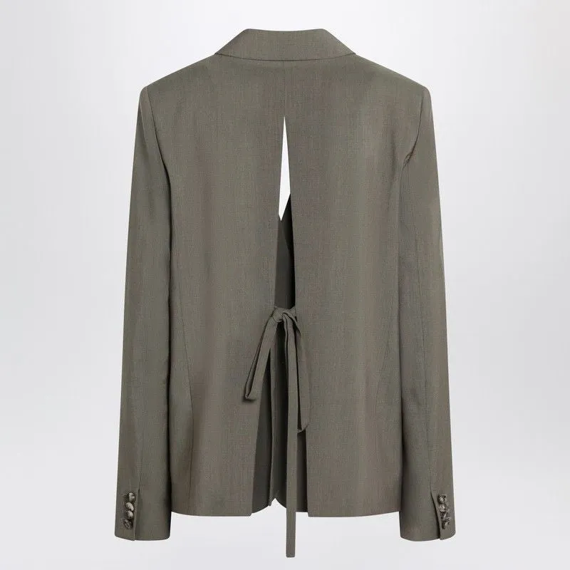 KHAKI JACKET WITH SLIT ON THE BACK sold by Lord & Taylor product image thumbnail 2