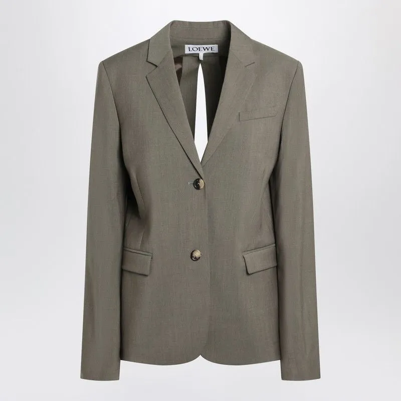 KHAKI JACKET WITH SLIT ON THE BACK sold by Lord & Taylor