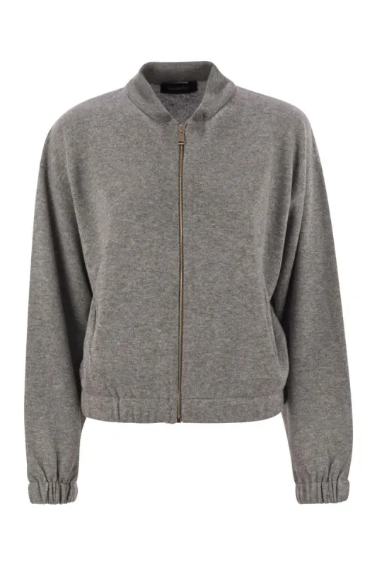 BOMBER JACKET IN PLATINUM WITH BALL PINS sold by Lord & Taylor