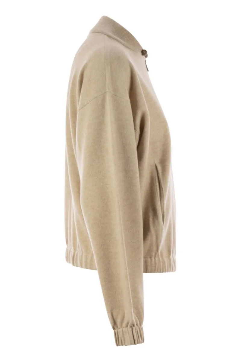 BOMBER JACKET IN PLATINUM WITH BALL PINS sold by Lord & Taylor product image thumbnail 3