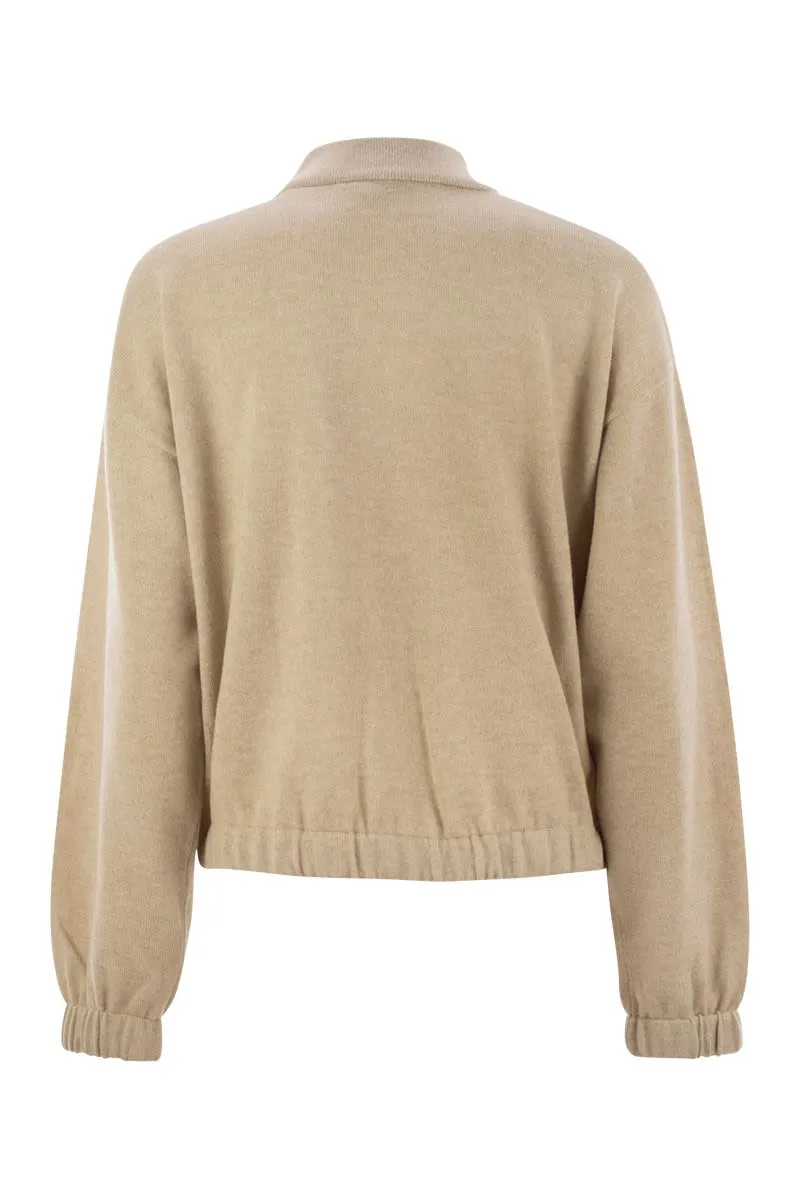 BOMBER JACKET IN PLATINUM WITH BALL PINS sold by Lord & Taylor product image thumbnail 2