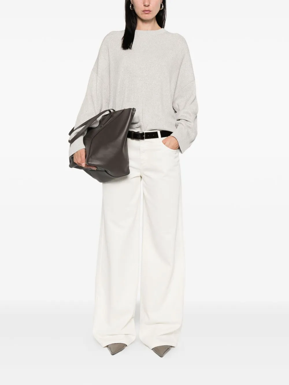 COTTON CREWNECK SWEATER sold by Lord & Taylor product image thumbnail 5