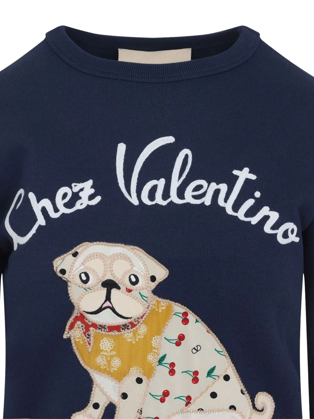 CHEZ VALENTINO COTTON SWEATSHIRT sold by Lord & Taylor product image thumbnail 3