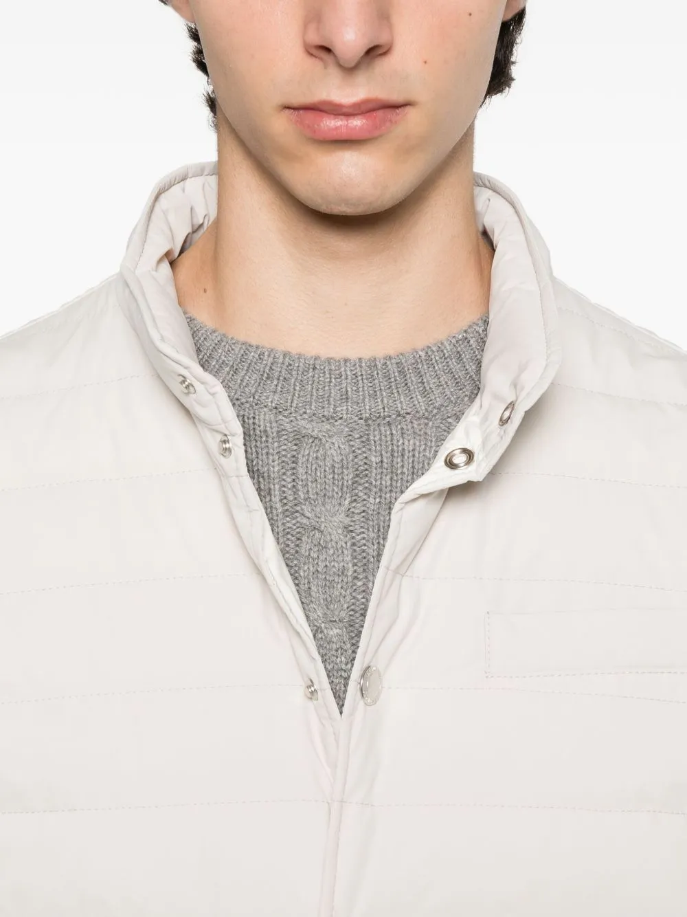 NYLON DOWN VEST sold by Lord & Taylor product image thumbnail 3