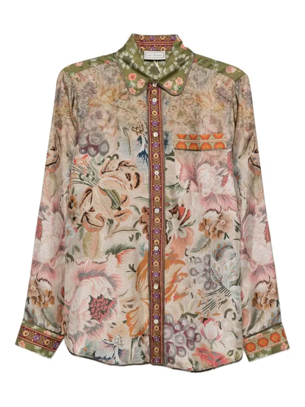 PRINTED SILK SHIRT sold by Lord & Taylor