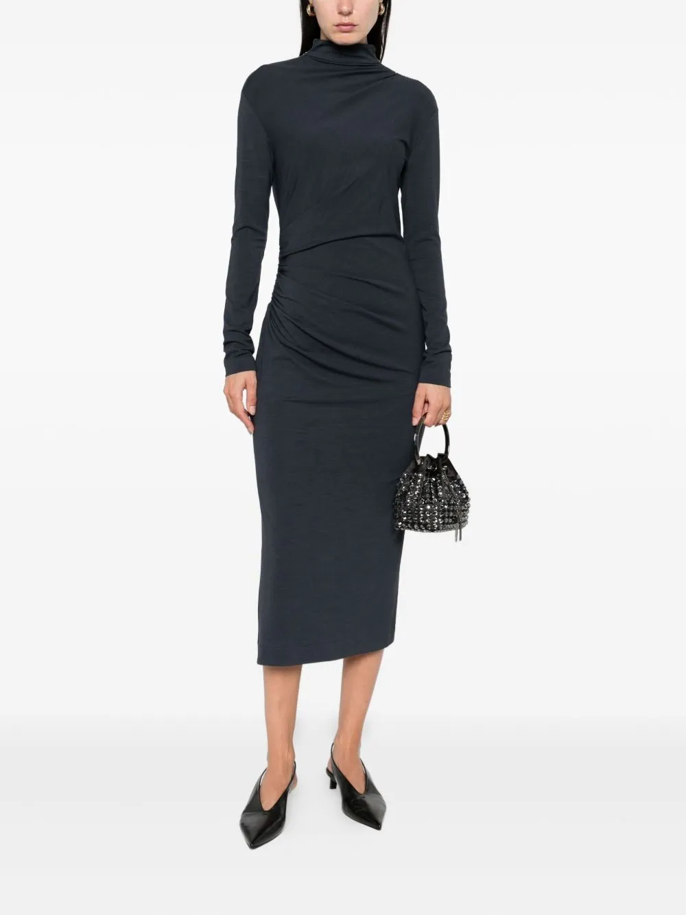 WOOL BLEND MIDI DRESS sold by Lord & Taylor product image thumbnail 3
