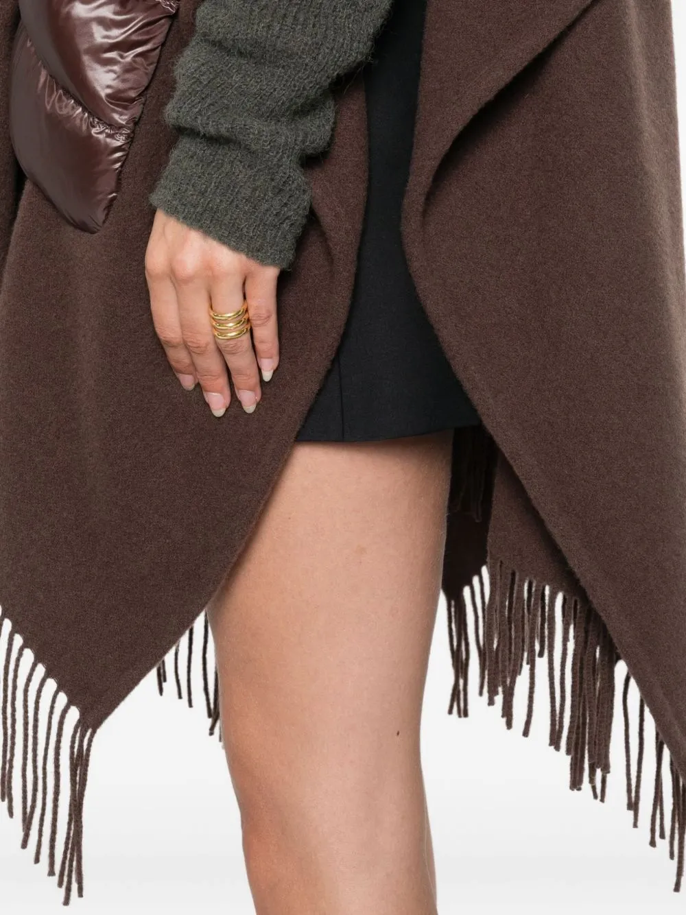 FRINGED WOOL PONCHO sold by Lord & Taylor product image thumbnail 5