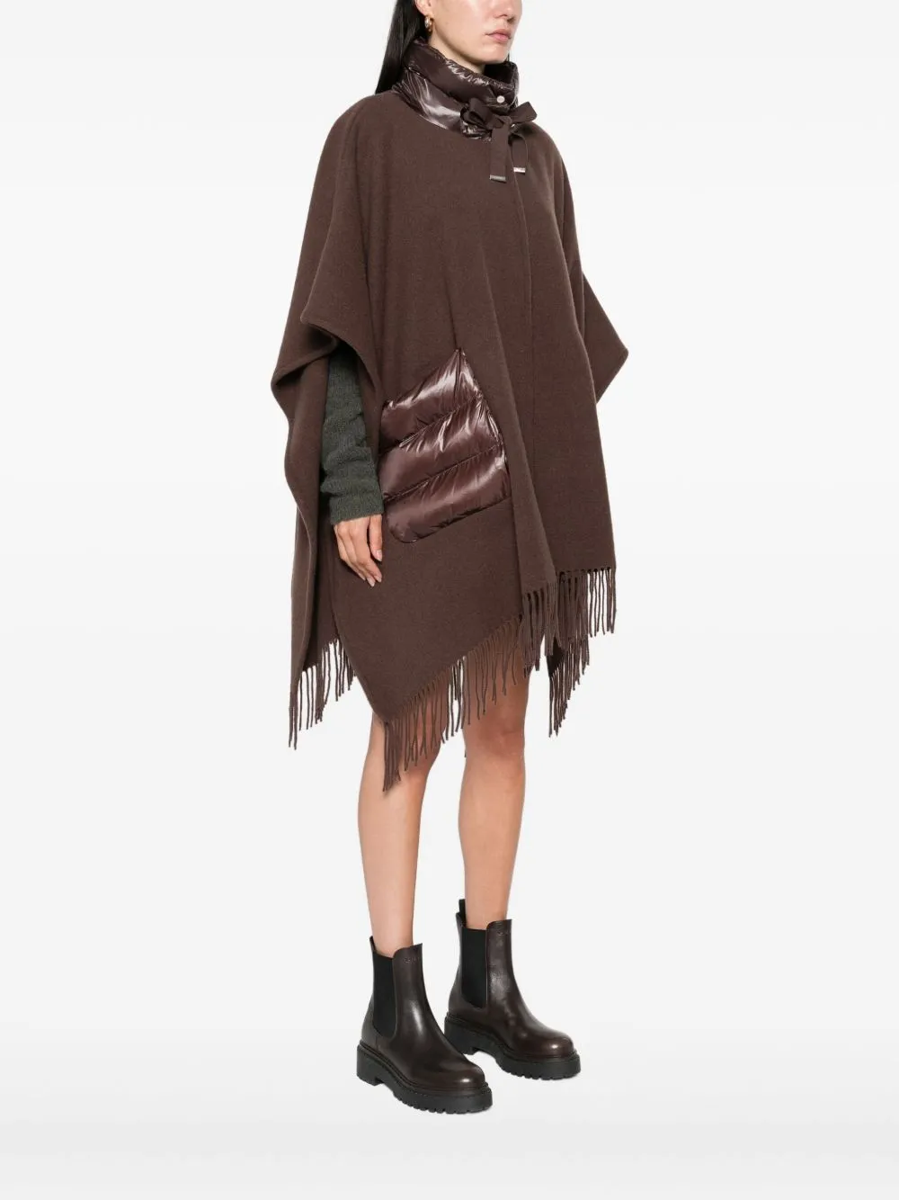 FRINGED WOOL PONCHO sold by Lord & Taylor product image thumbnail 4