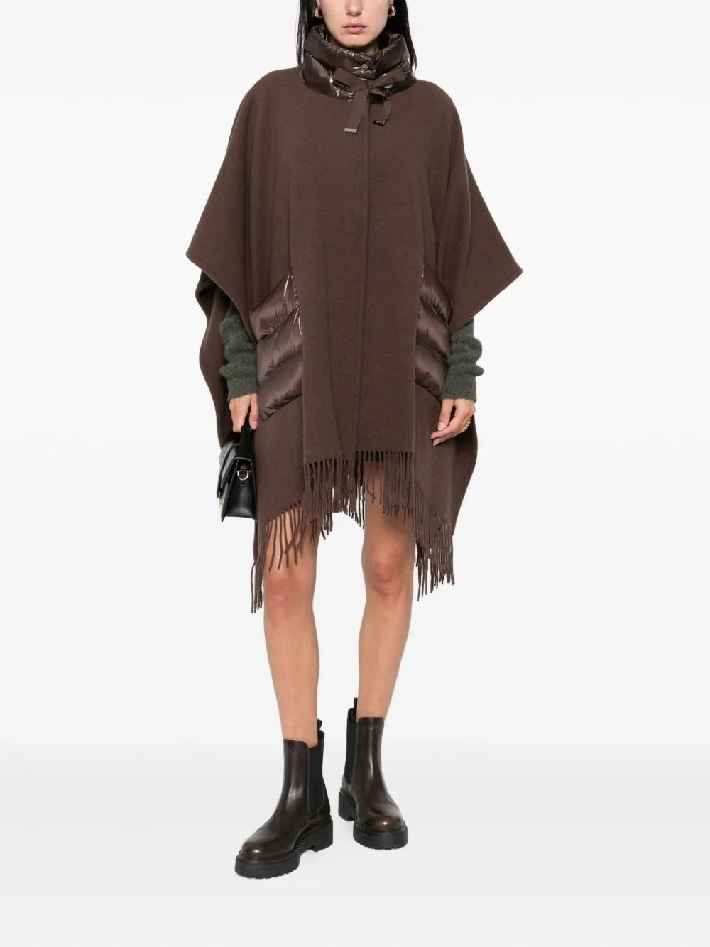 FRINGED WOOL PONCHO sold by Lord & Taylor product image thumbnail 3