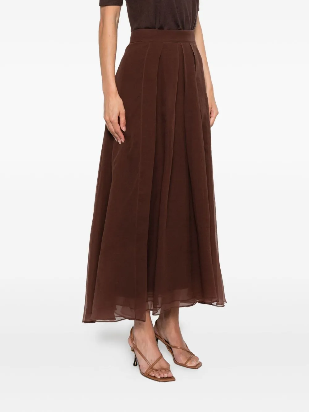 SILK LONG SKIRT sold by Lord & Taylor product image thumbnail 3