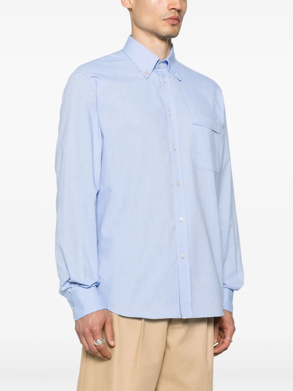 VLOGO SIGNATURE COTTON SHIRT sold by Lord & Taylor product image thumbnail 2