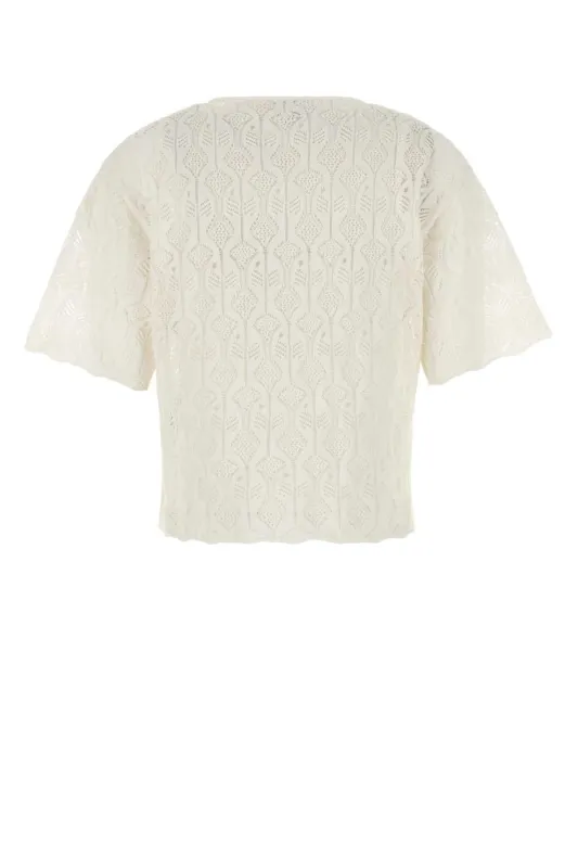 WHITE LACE FISH TOP sold by Lord & Taylor