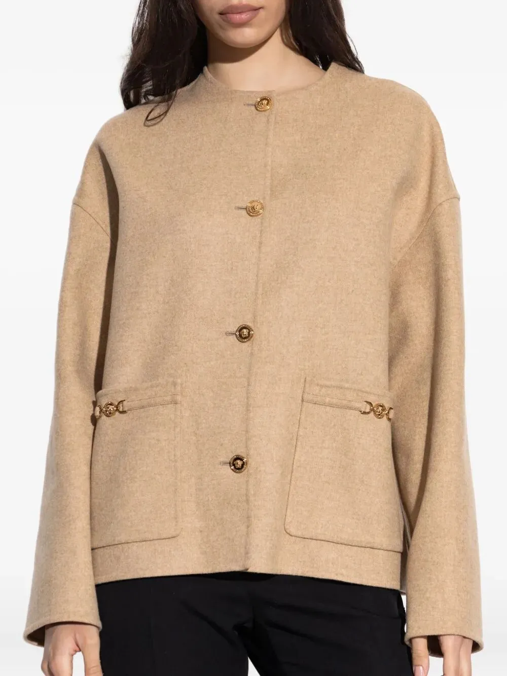MEDUSA-EMBELLISHED WOOL JACKET sold by Lord & Taylor product image thumbnail 2