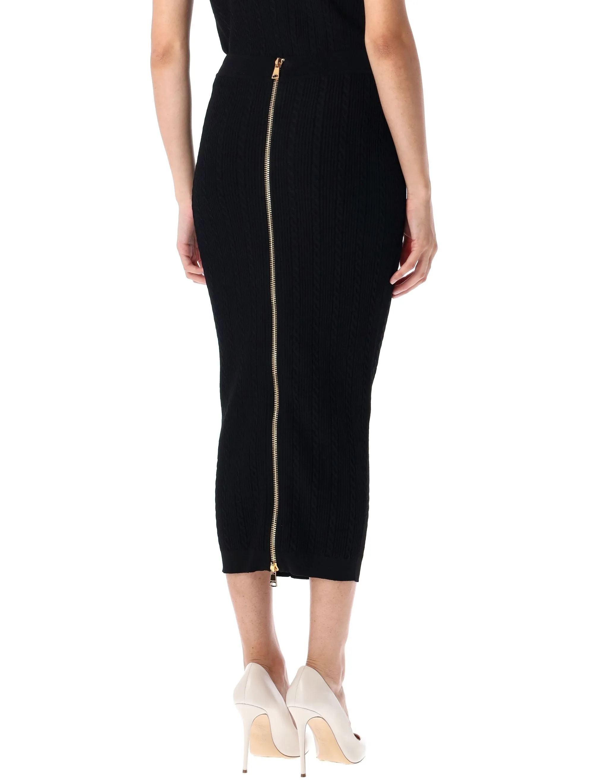 BUTTONED LONG SKIRT sold by Lord & Taylor product image thumbnail 2