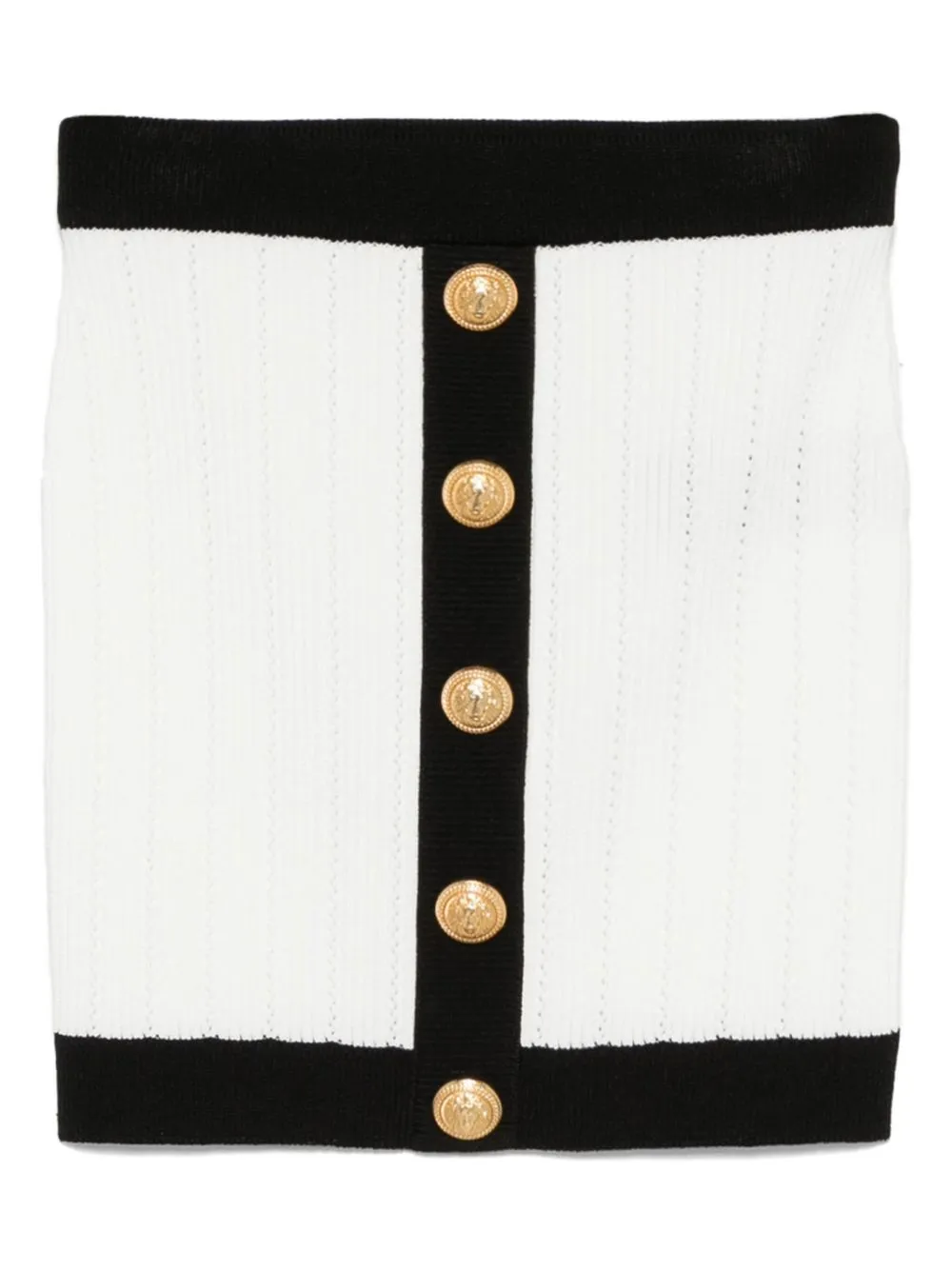 KNITTED BUTTONED MINI SKIRT sold by Lord & Taylor